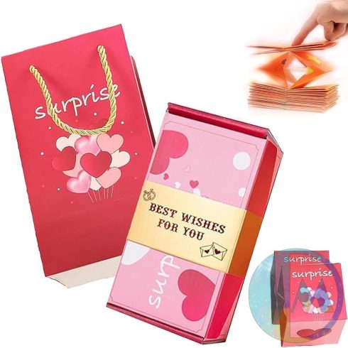 Kiugró meglepetés kockák egy ötletes, vicces születésnapi ajándékhoz, vagy bármilyen alkalomhoz