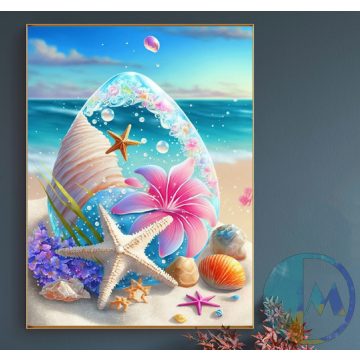   "A tenger mesés világa" ihletésű gyémántszemes kirakó