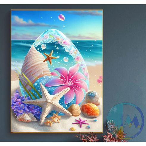 "A tenger mesés világa" ihletésű gyémántszemes kirakó