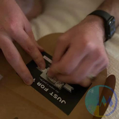 Kaparós kupon, a tökéletes DIY ajándék, "Just for you" felirattal