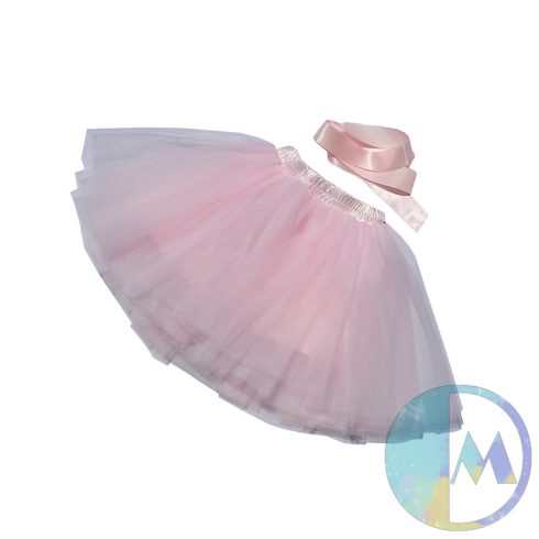 Tulipán formájú 7 rétegű kislány tüll szoknya több színben