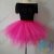 Tépett fazonú pink színű tütü, tüll szoknya