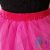 Tépett fazonú pink színű tütü, tüll szoknya